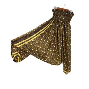 Nani Womens Harlem Pants OS Floral Relaxed Hippie Festival